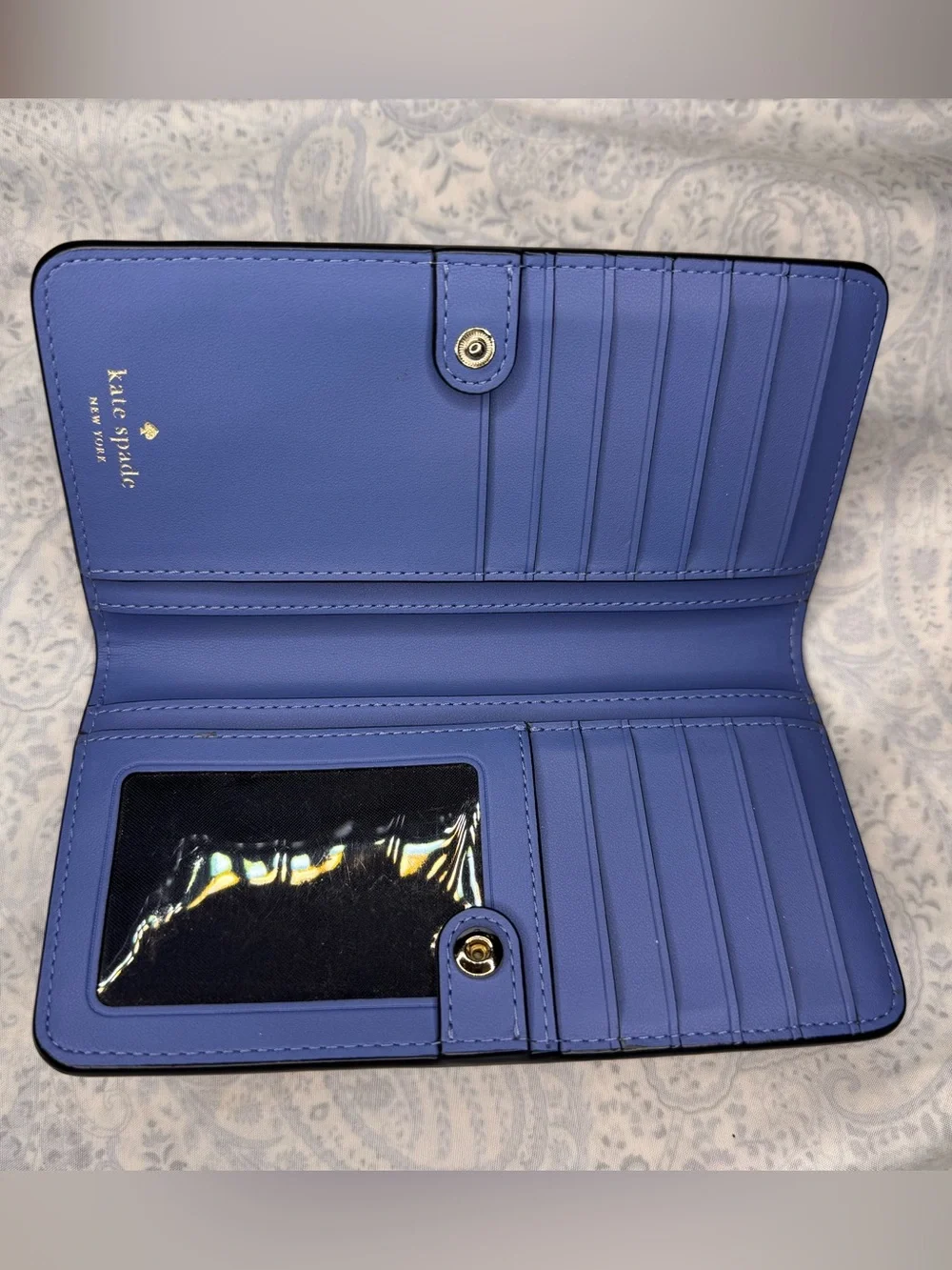 kate spade cream zip
